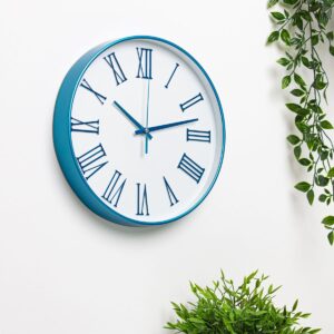 Blue Wall clock