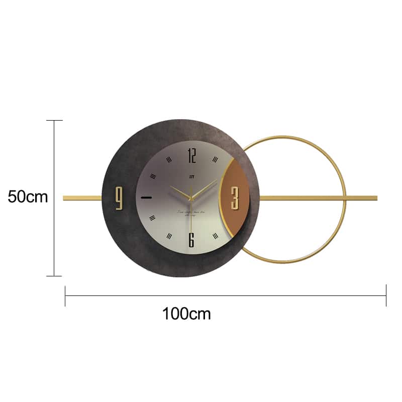 Large slate wall Clock4