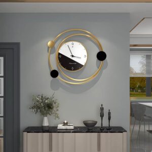 Black and Gold Wall Clock
